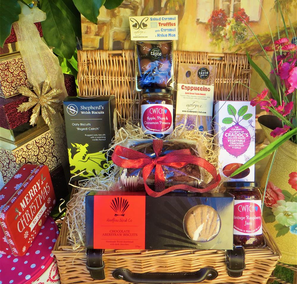 Truffles & Welsh Treasures Wicker Hamper